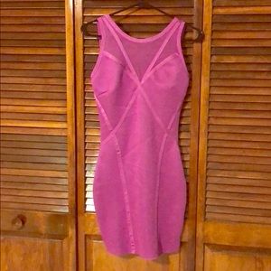 Forever 21 tight purple party dress SZ S NEW